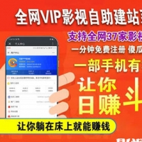 全网vip影视自助建站系统电影网站源码自助建站电影自动采集 带微信支付可打包App