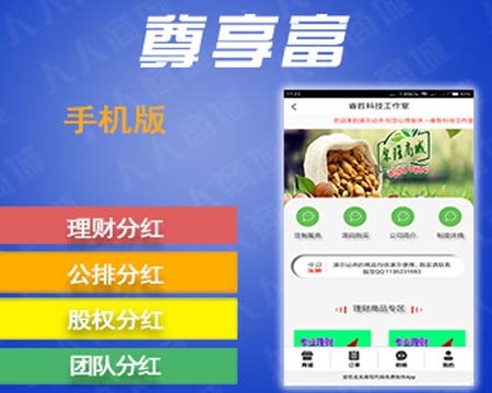 最新尊享富系统源码，股权/直销/公排/商城/见点奖 Thinkphp5股权投资收益翻倍理财平台