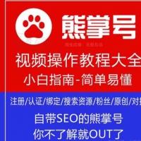 百度熊掌号seo优化操作 熊掌号教程百度熊掌号视频教程学习注册绑定对接 seo优化操作教程